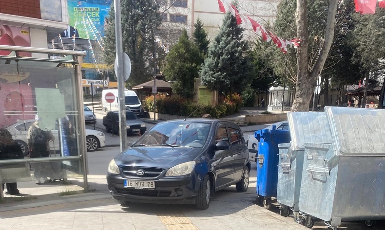 Duyarsız sürücü ‘Pes’ dedirtti