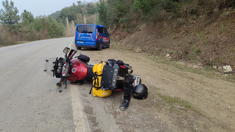 Kastamonu’da motosiklet kazası