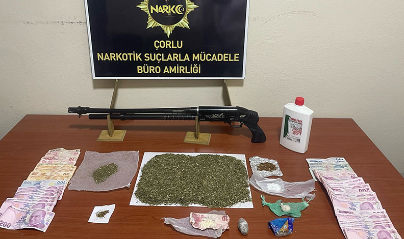 Tekirdağ’da uyuşturucu operasyonu: 14 gözaltı