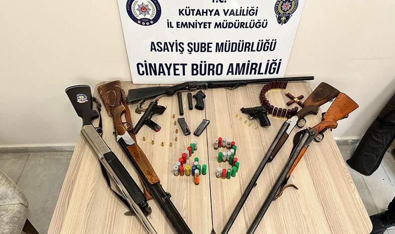 Kütahya’da silah ticareti operasyonu: 6 gözaltı