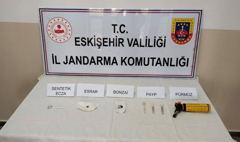 Eskişehir jandarmasının uyuşturucu ile mücadele çalışmaları