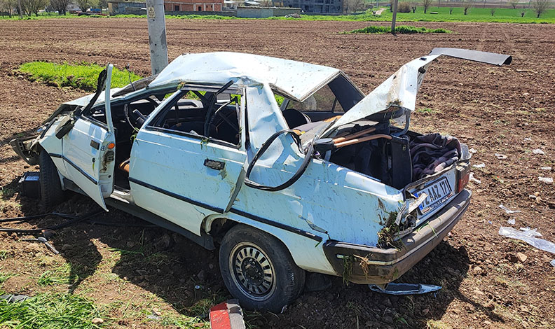 9 kişinin bindiği otomobil takla attı: 6’sı çocuk, 9 yaralı