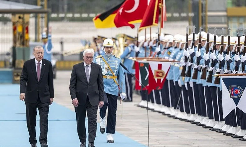 Erdoğan, Almanya Cumhurbaşkanı ile görüştü