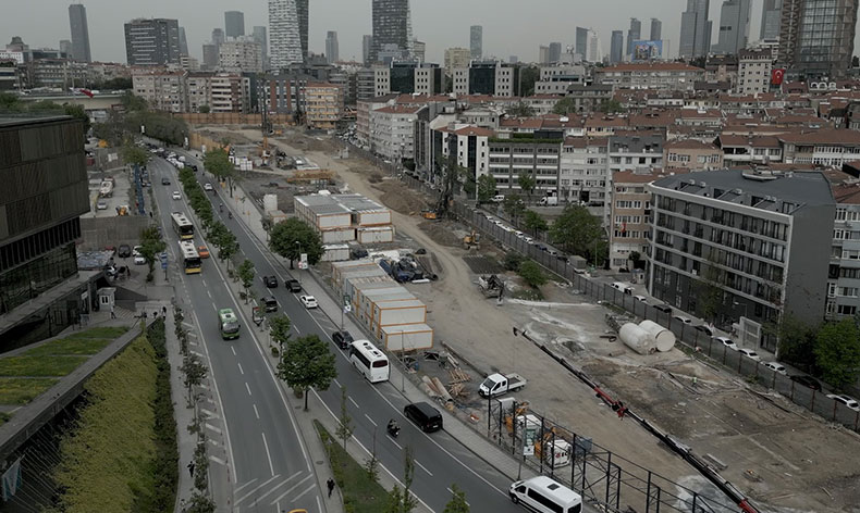 Şişli’de rezerv yapı alanındaki inşaat alanı mühürlendi