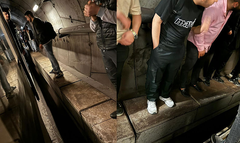 İstanbul’da metro arızalandı yolcular tünelde yürüdü