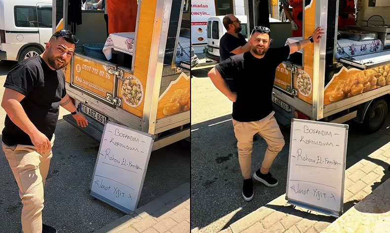 Boşandığı için lokma döktürdü