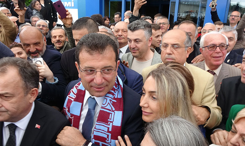 Ekrem İmamoğlu memleketi Trabzon’da