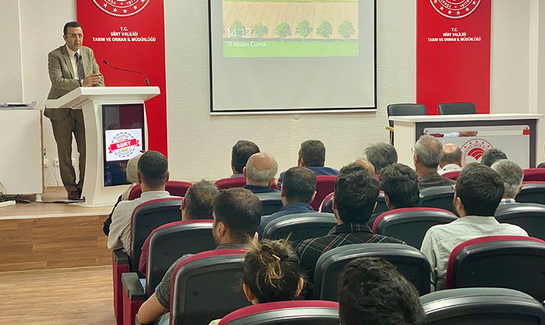 Siirt Fıstığı üretimine yönelik eğitimler devam ediyor