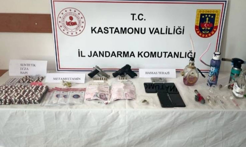 Kastamonu’da uyuşturucu operasyonu