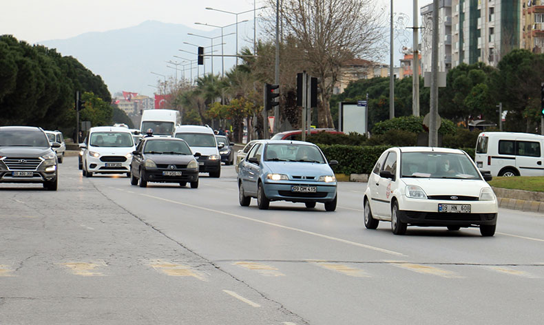 Aydın’da araç sayısı 584 bin oldu