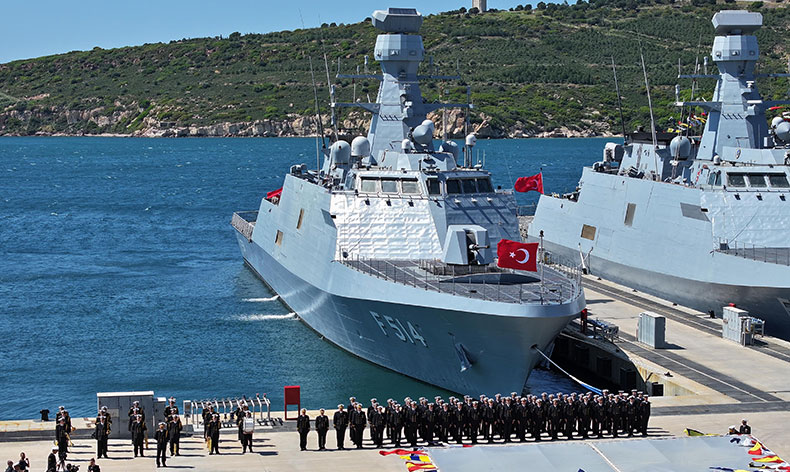 TCG Kınalıada Foça’dan Japonya seferine çıktı