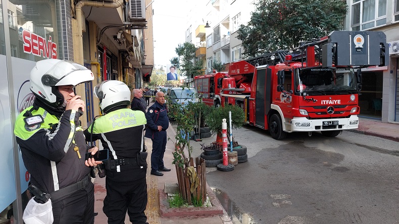 Samsun’da ev yangını