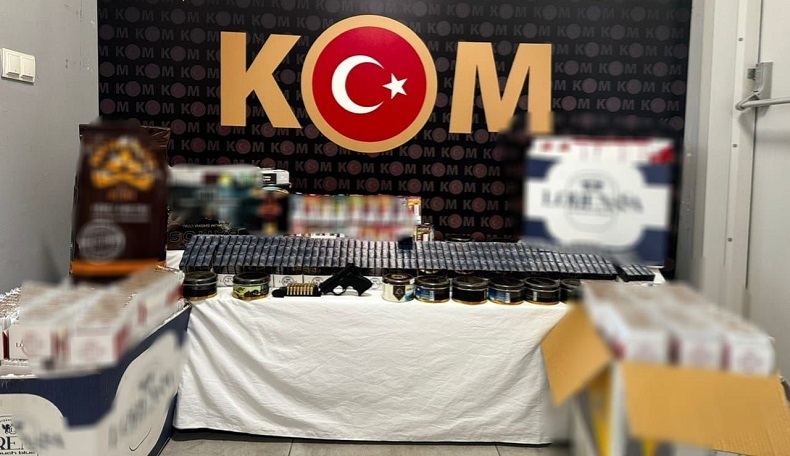 Okul çevresinde yapılan denetimlerde 29 bin 100 adet gümrük kaçağı sigara ele geçirildi