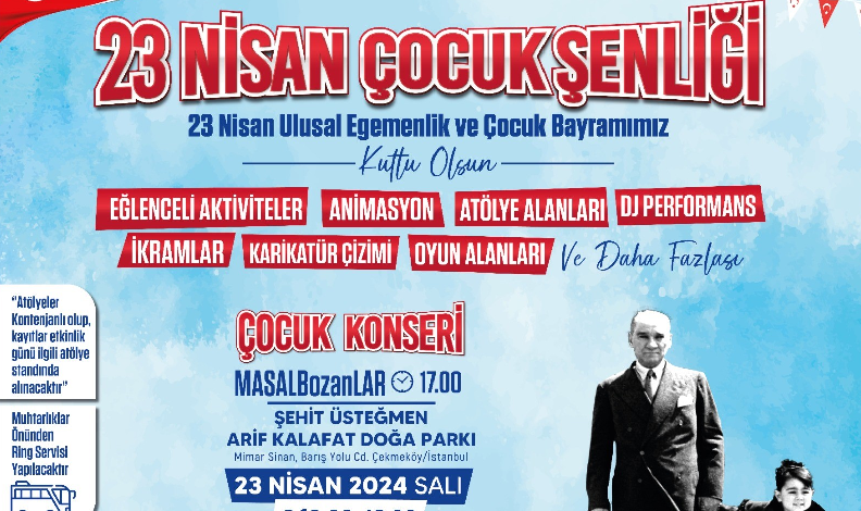Çekmeköy Belediyesi’nden çocuklara sürpriz