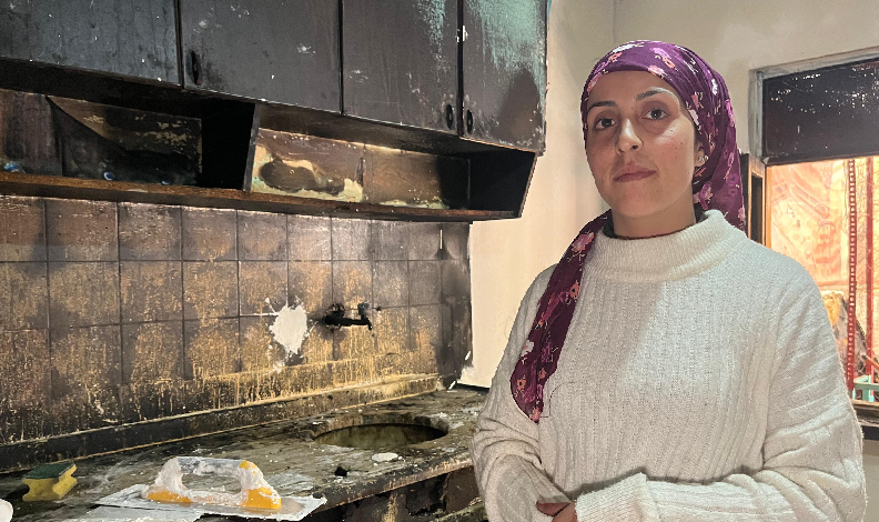 Evi yanan annenin yüzü yardımlarla güldü