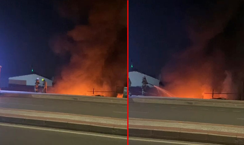 Bursa’da geri dönüşüm tesisinde yangın