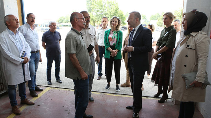 Nilüfer’de Kurban Bayramı hazırlıkları incelendi
