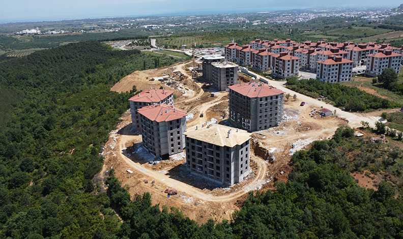 Bursa’da yeni TOKİ projesinde bloklar yükseliyor