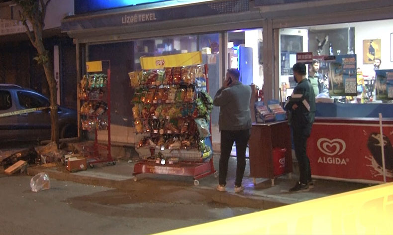 Sancaktepe’de tekel bayiye silahlı saldırı