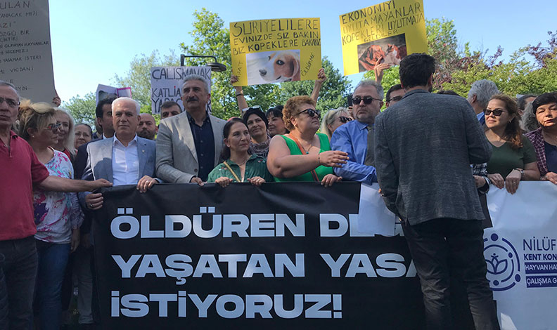 Bursa’da sokak hayvanları düzenlemesine protesto