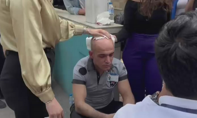 Hem bedava binmeye çalıştılar hem de güvenlikçiyi dövdüler
