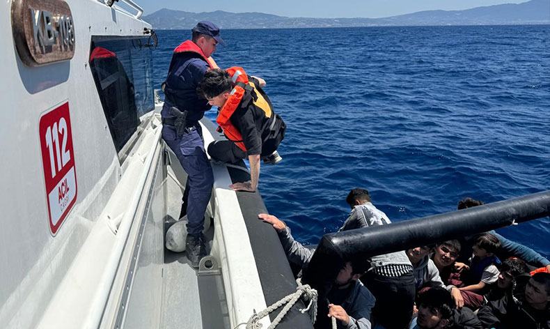 31 düzensiz göçmen kurtarıldı