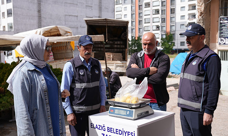 Zabıtadan pazarlara denetim