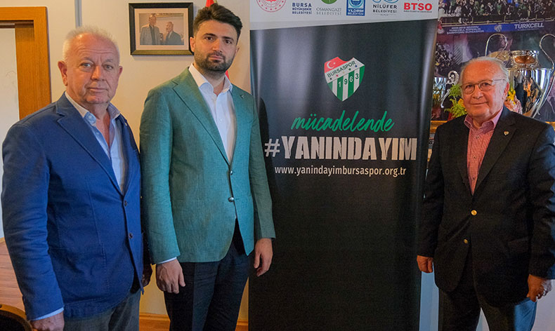 Bursaspor Kulübü’nde ‘Yanındayım’ kampanyası büyüyor