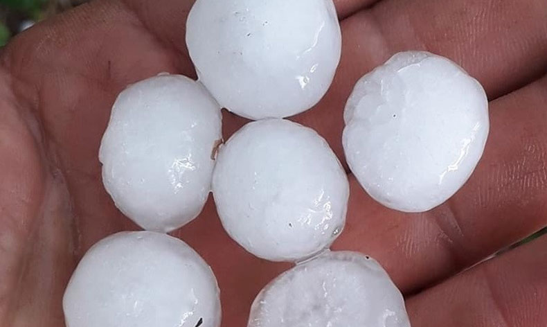 Mersin’de yağmur ve dolu bahçelerde zarara yol açtı