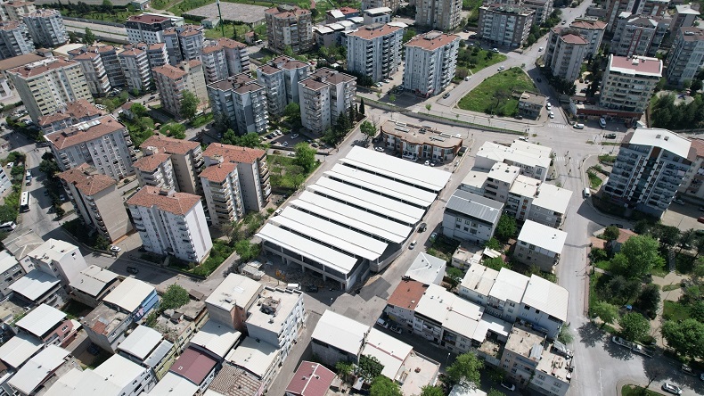 Bursa'da Bağlaraltı Pazar Alanı gün sayıyor