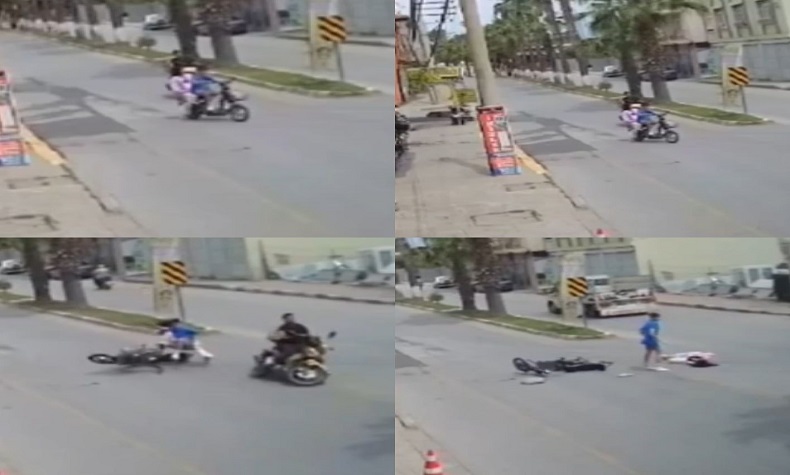 İki motosikletli çarpıştı, 2 kişi yaralandı