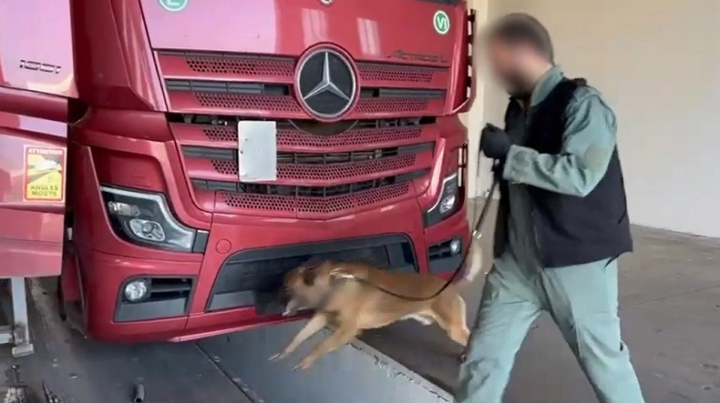 Kokuyu gizlemek için uyuşturucu maddeye kahve sürmüşler