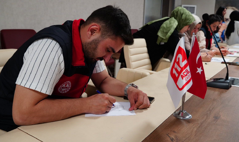 Acil Çağrı Merkezi personeline destek