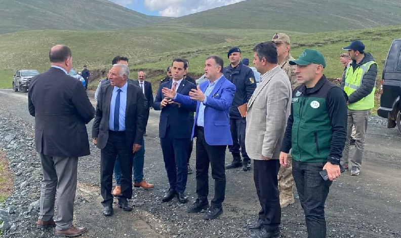 Vali Eldivan’dan köy sakinlerine ziyaret