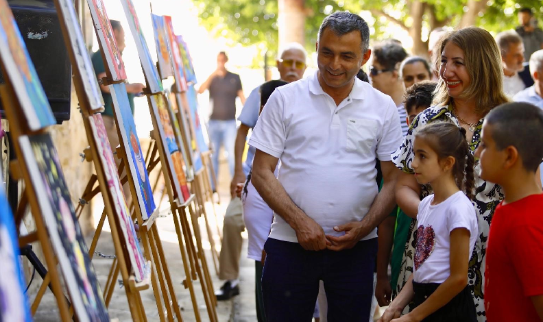“Çocuk Ressamlar Sergisi” açıldı