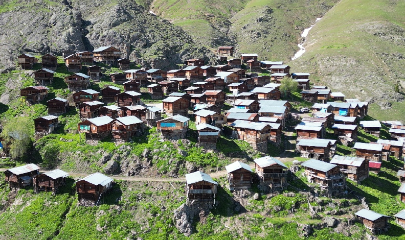 Yanıklı Köyü'nden muhteşem bahar manzarası