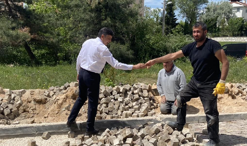 Başkan Durgut saha çalışmalarını inceledi