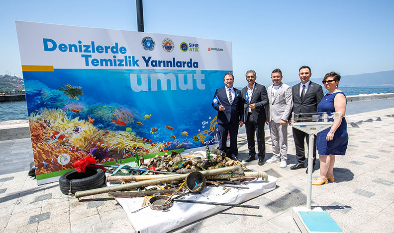 Bursa’da denizden tencere, otomobil lastiği çıktı