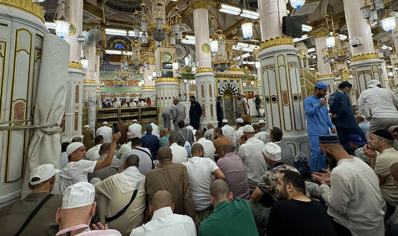 Hacılar ‘Cennet Bahçesine’ koştu