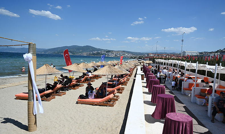Mudanya Plajı, hizmete açıldı