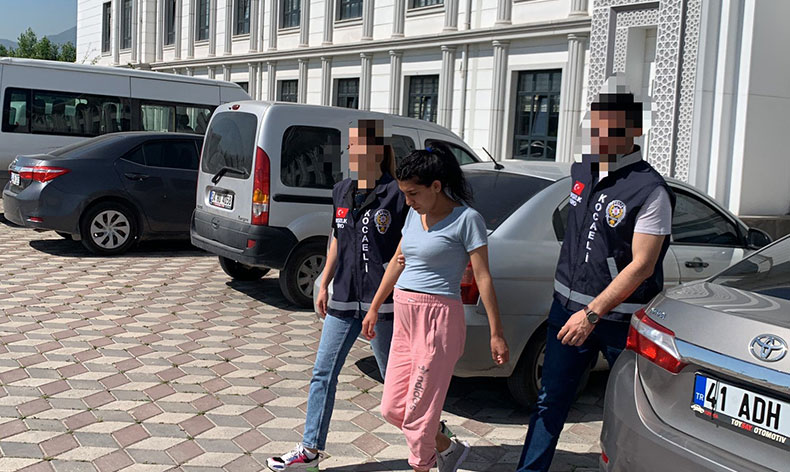 Kadın hırsız İstanbul’da yakalandı