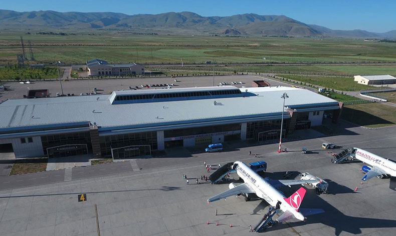 Erzurum’dan bir ayda 90 bini kişi uçtu