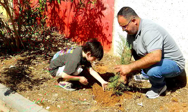 Muğla’da minik eller temiz bir çevre için boya tuttu
