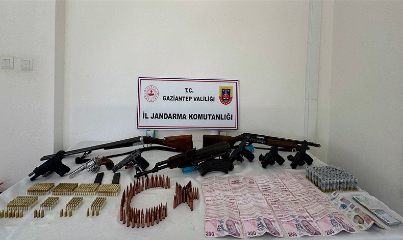 Gaziantep jandarmadan 2 ayda 823 şüpheliye gözaltı
