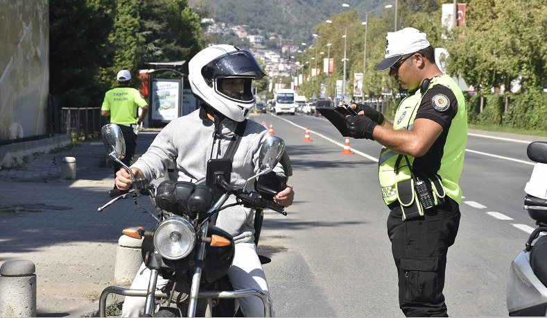 Ordu’da bir haftada yaklaşık 14 bin araç ve sürücüsü denetlendi