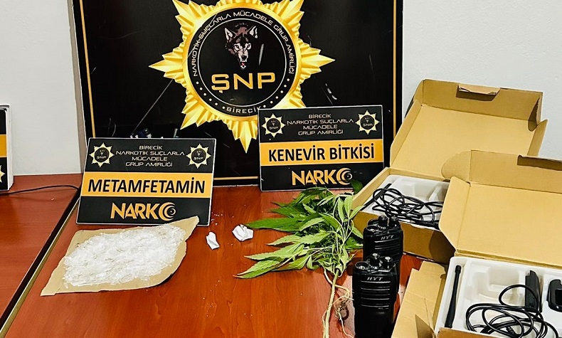 Birecik’te uyuşturucu operasyonu