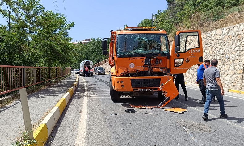 Tunceli’de trafik kazası: 1 yaralı