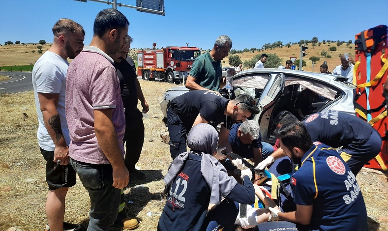 Mardin’de trafik kazası