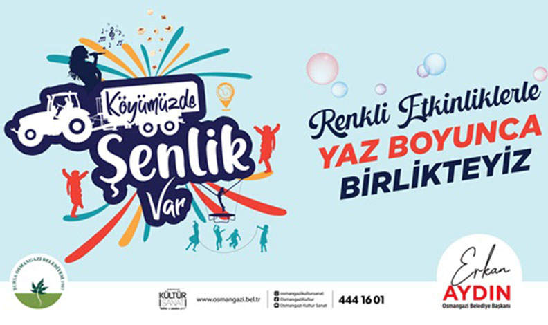 Osmangazi’nin köylerinde şenlik başlıyor