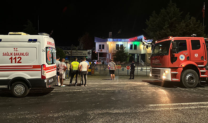 Tekirdağ’da fabrikada patlama